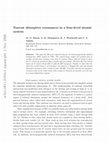 Research paper thumbnail of Narrow absorptive resonances in a four-level atomic system