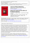 Research paper thumbnail of Ads by 527 groups and the 2004 US presidential election