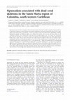 Research paper thumbnail of Sipunculans associated with dead coral skeletons in the Santa Marta region of Colombia, Southwestern Caribbean