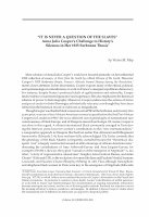 Research paper thumbnail of It is Never a Question of the Slaves: Anna Julia Cooper’s Challenge to History’s Silences in Her 1925 Sorbonne Thesis