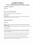 Research paper thumbnail of "The Changing Face of Phoenician Burial Practice: The Iron II – Persian Transition in the Levantine Homeland," American Schools of Oriental Research (ASOR) Annual Meeting