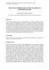 Research paper thumbnail of Practical Approaches to the Teaching of Business English