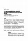 Research paper thumbnail of The Effects of Water Elements in Urban Space Perception: A Case Study in Uskudar Municipality Square