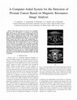 Research paper thumbnail of A computer-aided system for the detection of prostate cancer based on magnetic resonance image analysis