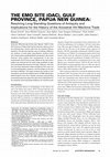 Research paper thumbnail of THE EMO SITE (OAC), GULF PROVINCE, PAPUA NEW GUINEA: Resolving Long-Standing Questions of Antiquity and Implications for the History of the Ancestral Hiri Maritime Trade