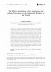 Research paper thumbnail of The Hobo Anomalous: class, minorities and political invention in the Industrial Workers of the World