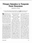 Research paper thumbnail of Nitrogen Saturation in Temperate Forest Ecosystems Hypotheses revisited