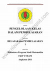 Research paper thumbnail of Makalah: PENGELOLAAN KELAS DALAM PEMBELAJARAN