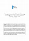 Research paper thumbnail of Virtud y consecuencia en la literatura histórica y filosófica pre-Han y Han: el dilema ético en la filosofía y sociedad china