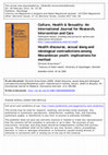 Research paper thumbnail of Health discourse, sexual slang and ideological contradictions among Mozambican youth: implications for method