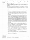 Research paper thumbnail of Why do raptors take domestic prey? The case of Bonelli's eagles and pigeons: Eagle predation on domestic pigeons