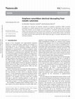 Research paper thumbnail of Graphene nanoribbon electrical decoupling from metallic substrates