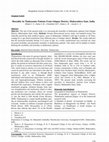 Research paper thumbnail of Mortality In Thalassemic Patients From Solapur District, Maharashtra State, India