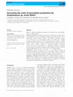 Research paper thumbnail of Increasing the scale of peroxidase production by Streptomyces sp. strain BSII#1