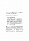 Research paper thumbnail of (with Carrie Dawson) “Who’s Who? Mapping Hoaxes and Imposture in Australian Literary History.” 