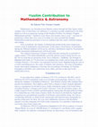 Research paper thumbnail of Muslim Contributions to Mathematics and Astronomy 