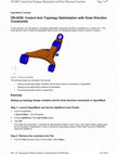 Research paper thumbnail of OS-2030: Control Arm Topology Optimization with Draw Direction Constraints