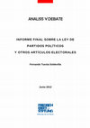 Research paper thumbnail of (2012): "Los partidos Políticos en el Perú, diagnóstico y propuesta"