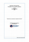 Research paper thumbnail of (2005): "Experiencias comparadas en legislación electoral". Quito