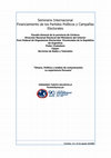 Research paper thumbnail of (2006): "Dinero, política y medios de comunicación". Córdoba