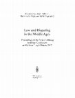 Research paper thumbnail of Competing Institutions and Dispute Settlement in Medieval England