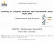 Research paper thumbnail of Lit Review Talk by Kato Mivule: Protecting DNA Sequence Anonymity with Generalization Lattices (Malin, 2005)