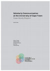 Research paper thumbnail of Scholarly Communication at the University of Cape Town