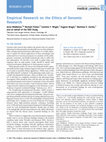 Research paper thumbnail of Empirical Research on the Ethics of Genomic Research