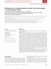 Research paper thumbnail of Preferences for communication in clinic from deaf people: a cross-sectional study: Communication preference for deaf people