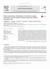 Research paper thumbnail of Online questionnaire development: Using film to engage participants and then gather attitudes towards the sharing of genomic data