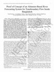 Research paper thumbnail of Proof of Concept of an Altimeter-Based River Forecasting System for Transboundary Flow Inside Bangladesh