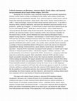 Research paper thumbnail of Cultural Consonance, not Dissonance: American Charity, French Culture, and American Non-governmental Aid to French Civilian Refugees, 1914-1924 (Western Society for French History Conference, 2010-Abstract)