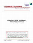 Research paper thumbnail of Engineering Encyclopedia STRUCTURAL STEEL DESIGN DATA, PRINCIPLES, AND TOOLS Engineering Encyclopedia Analysis and Design of Steel Structures Structural Steel Design Data, Principles, and Tools MODULE COMPONENT PAGE