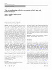 Research paper thumbnail of Who is coordinating collective movements in black and gold howler monkeys?