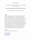 Research paper thumbnail of “Reflections on a Levinasian concept of stakeholder engagement, participation & partnership” (Blok, V.). Paper presentation at the 9th Philosophy of Management International Conference, July 14-16 2014, Chicago (US)