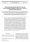 Research paper thumbnail of Taxon-specific growth and loss rates for dominant phytoplankton populations from the northern Gulf of Mexico