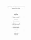 Research paper thumbnail of Computational Simulation of Linguistic Change: An Agent-based Model