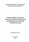 Research paper thumbnail of Desenvolvimento, aplicação e avaliação de sistema de indicadores de desempenho de estações de tratamento de água