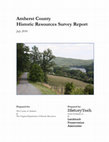 Research paper thumbnail of Amherst County Historic Resources Survey Report