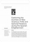 Research paper thumbnail of Fashioning the Duchess of Alba