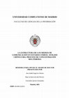 Research paper thumbnail of La estructura de los medios de comunicación en Estados Unidos : análisis crítico del proceso de concentración multimedia / Ana Isabel Segovia Alonso ; director Fernando Quirós Fernández