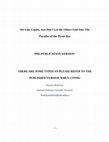 Research paper thumbnail of We Like Copies, Just Don’t Let the Others Fool You: The Paradox of The Pirate Bay