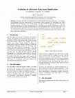 Research paper thumbnail of Evolution of a Dynamic Rule-based Application