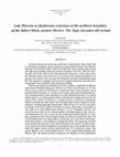 Research paper thumbnail of Late Miocene to Quaternary extension at the northern boundary of the Jalisco block, western Mexico: The Tepic-Zacoalco rift revised