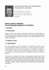 Research paper thumbnail of Klauser F., 2013, « Espaces, pouvoirs, régulations : Vers une géographie politique de la surveillance », Chroniques de l’Université de Neuchâtel : 30-55