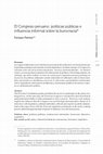 Research paper thumbnail of El Congreso peruano: políticas públicas e influencia informal sobre la burocracia