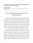 Research paper thumbnail of Review of Daniel Castro's 'Another Face of Empire'