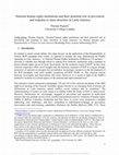 Research paper thumbnail of National Human Rights Institutions and Their Potential Role in Prevention and Response to Mass Atrocities in Latin America