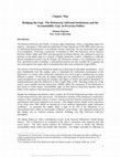 Research paper thumbnail of Bridging the Gap: The Defensoría, Informal Institutions and the ‘Accountability Gap’ in Peruvian Politics