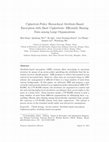 Research paper thumbnail of Ciphertext-Policy Hierarchical Attribute-Based Encryption with Short Ciphertexts: Efficiently Sharing Data among Large Organizations